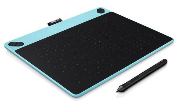 Графический планшет WACOM Intuos Art Blue PT M мятно-голубой