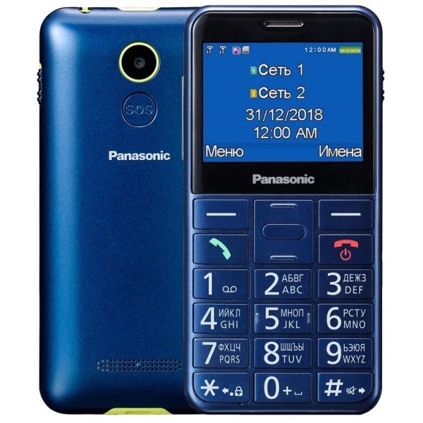 Сотовый телефон Panasonic TU150 синий 32 Мб